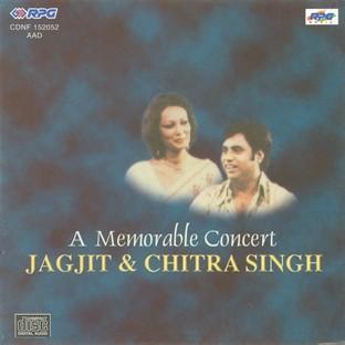 Album cover art for A Memorable Concert-Jagjit & Chitra Sing