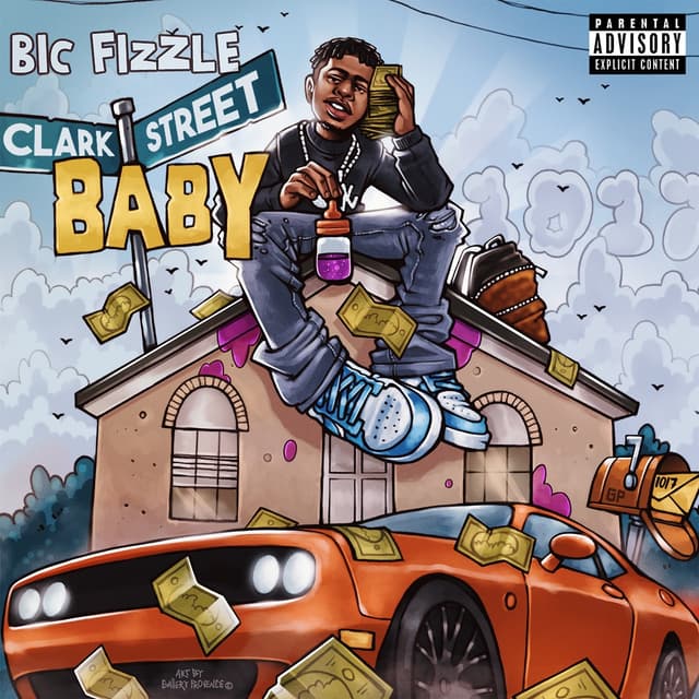 Album cover art for Clark Street Baby