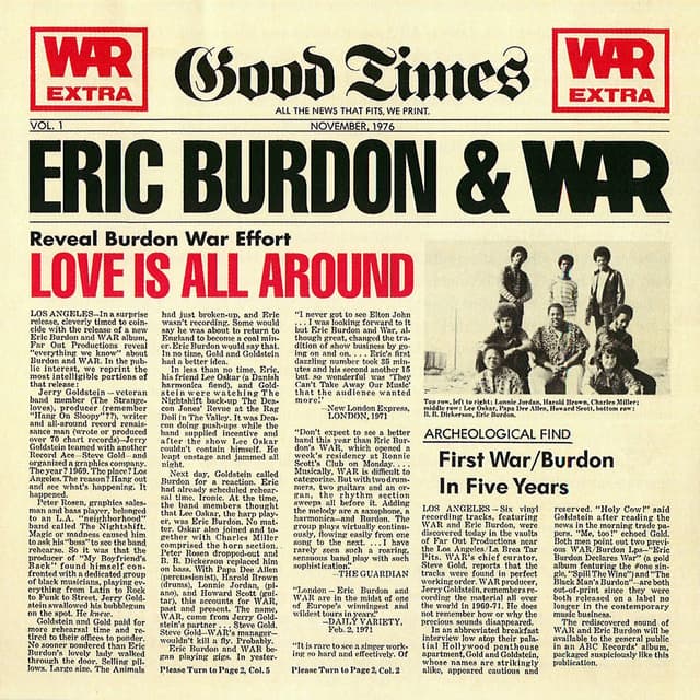 Album cover art for Love Is All Around