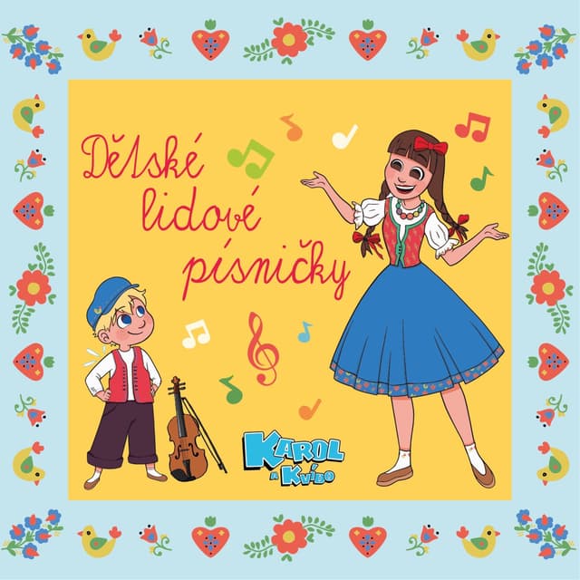 Album cover art for Dětské lidové písničky