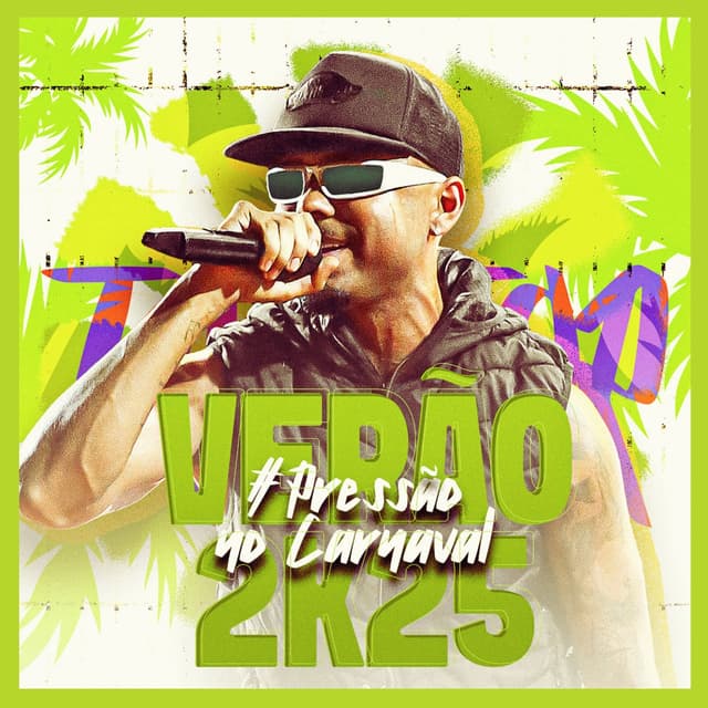 Album cover art for Verão 2k25 (Pressão no Carnaval)
