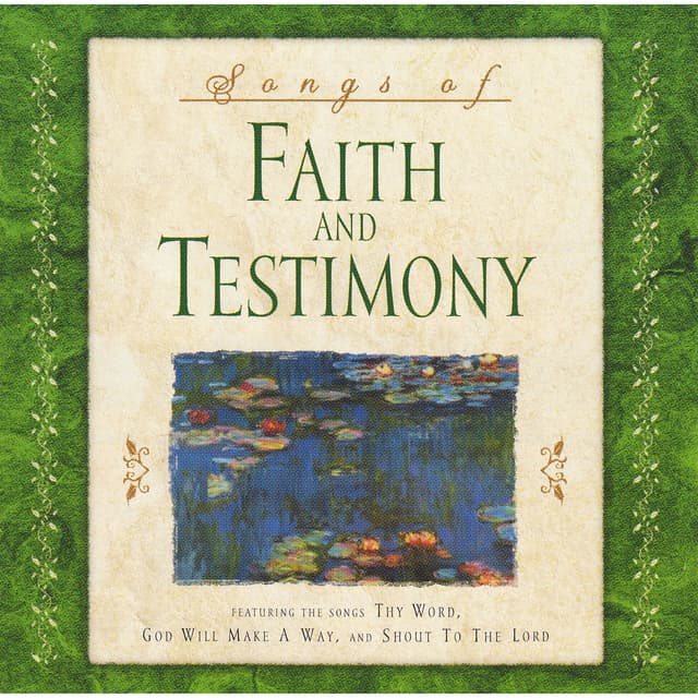 Album cover art for Songs Of Faith And Testimony
