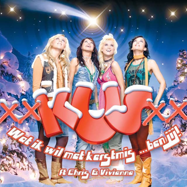 Album cover art for Wat Ik Wil Met Kerstmis... Ben Jij