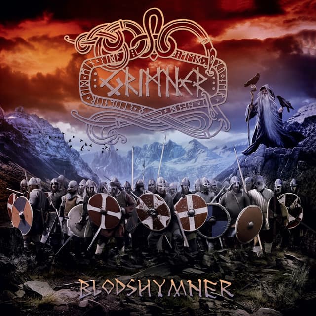 Album cover art for Blodshymner