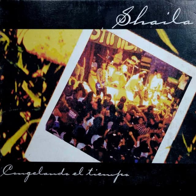 Album cover art for Congelando el tiempo