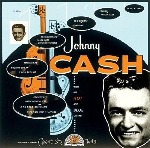 Album cover art for Johnny Cash with His Hot and Blue Guitar!