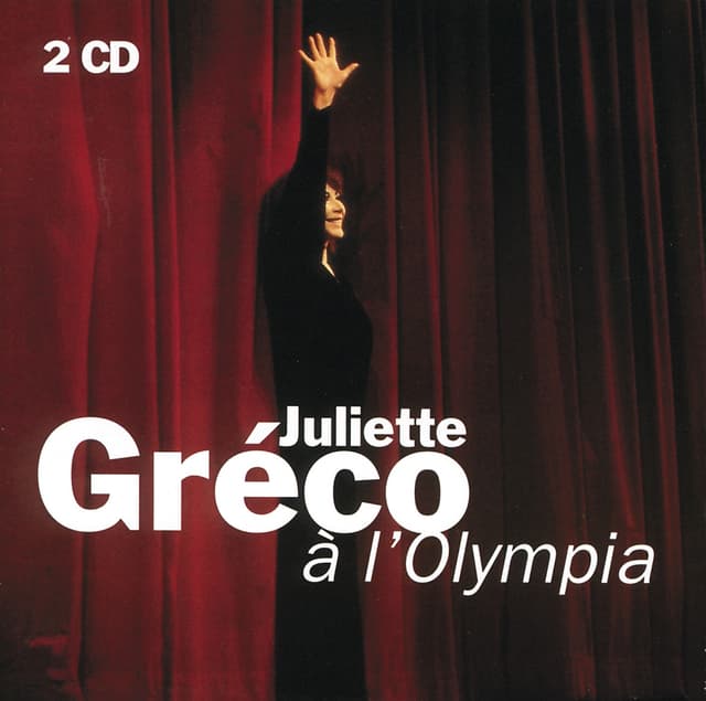 Album cover art for Juliette Gréco à l'Olympia