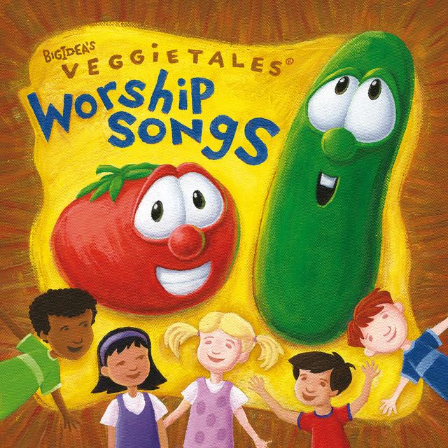 Album cover art for VeggieTales Worship Songs