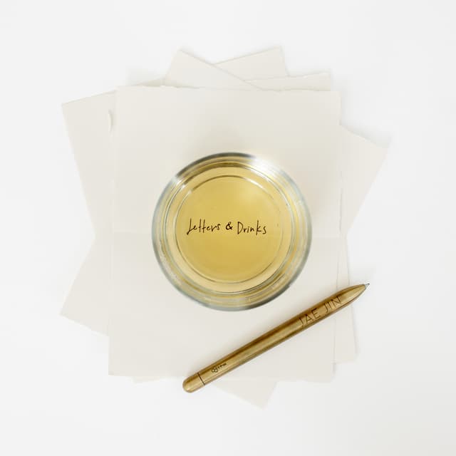 Album cover art for Letters and Drinks