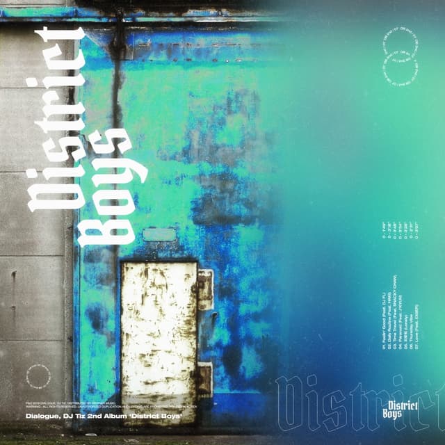 Album cover art for District Boys