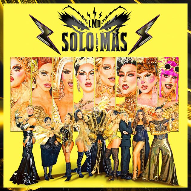 Album cover art for SOLO LAS MÁS