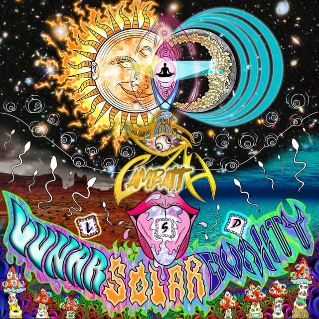 Album cover art for LSD: Lunar Solar Duality