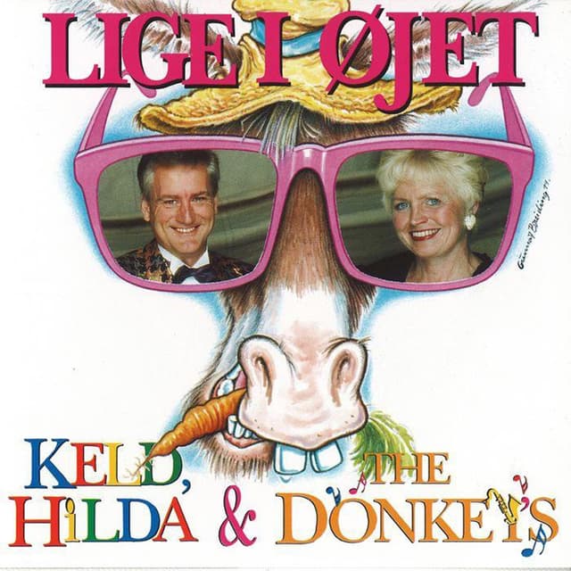 Album cover art for Lige i øjet