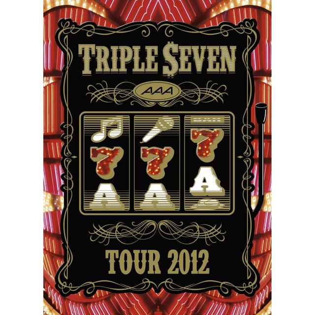 Album cover art for AAA TOUR 2012 -777- TRIPLE SEVEN