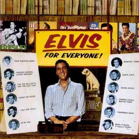 Album cover art for Elvis for Everyone!