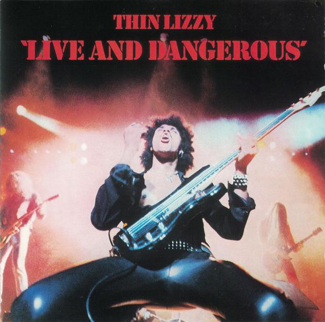 Album cover art for Live and Dangerous