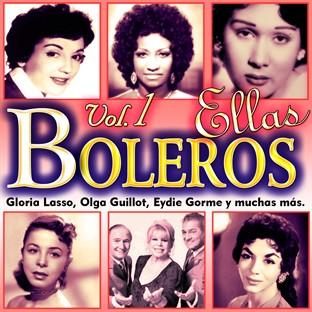 Album cover art for Boleros Ellas. Vol.1