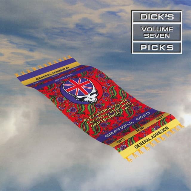 Album cover art for Dick's Picks Volume 7: Alexandra Palace, London, England, September 1974