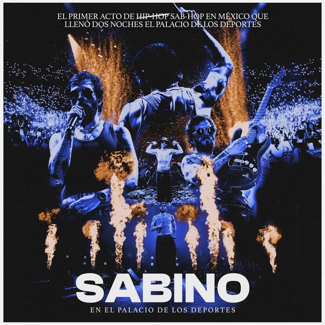 Album cover art for Sabino en Vivo desde el Palacio de los Deportes