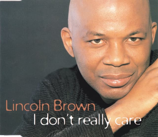 Album cover art for I don't really care