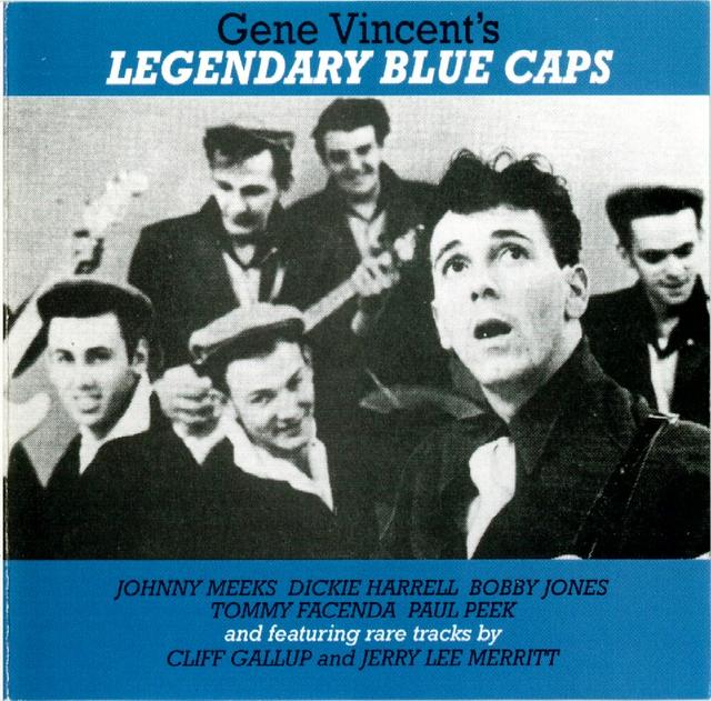Album cover art for Gene Vincent's Legendary Blue Caps