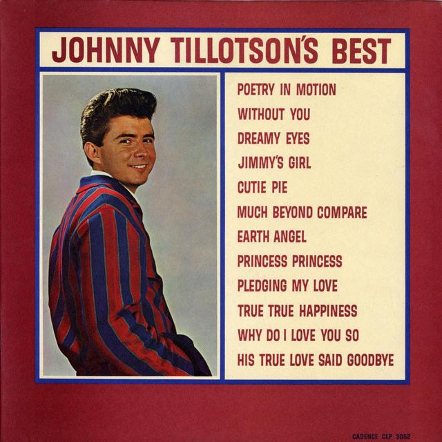 Album cover art for Johnny Tillotson's Best