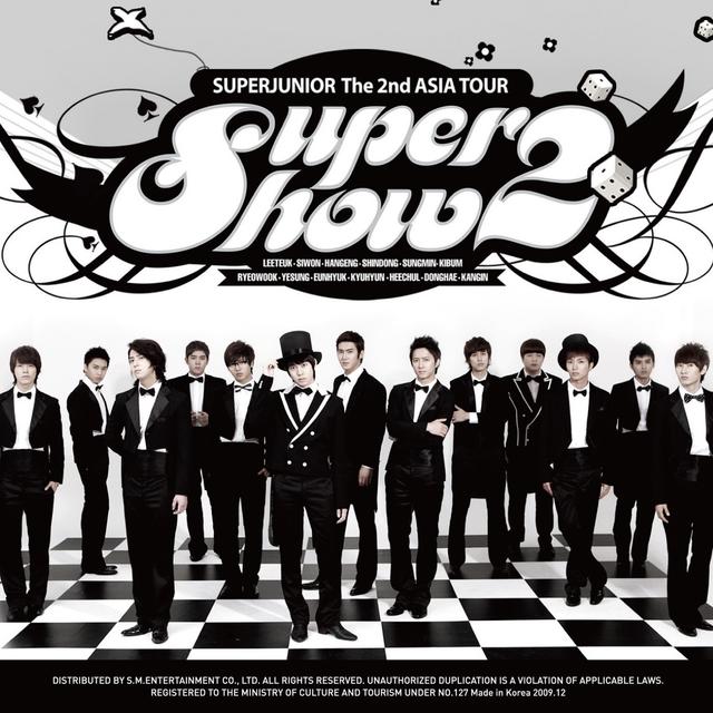 Album cover art for super show2 THE 2ND ASIA TOUR