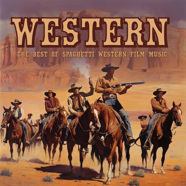Album cover art for Western Soundtracks: The Best of Spaghetti Western Film Music (Live) - EP