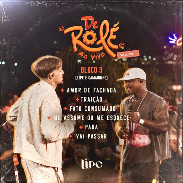 Album cover art for De Rolé, Bloco 3, Vol.1