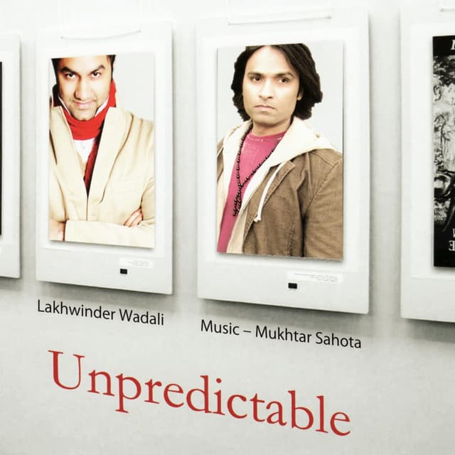 Album cover art for Unpredictable
