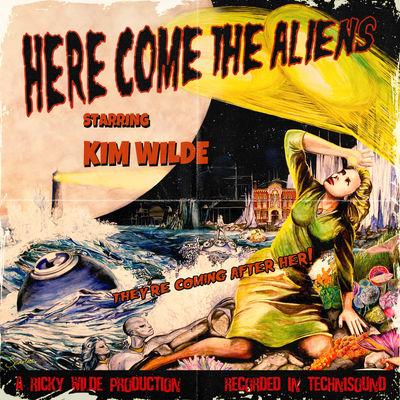 Album cover art for Here Come the Aliens