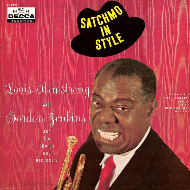 Album cover art for Satchmo in Style