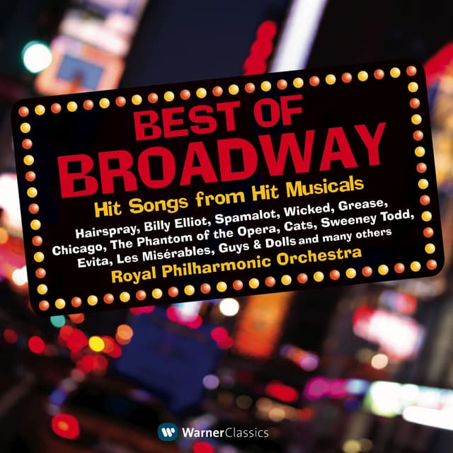 Album cover art for Best of Broadway