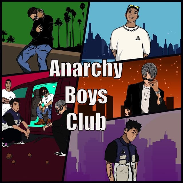 Album cover art for ANARCHY BOYS CLUB