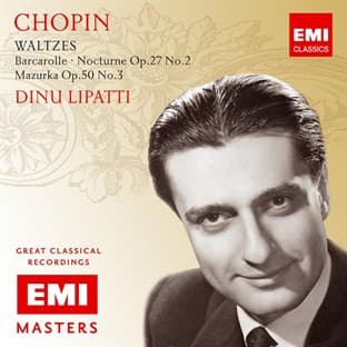 Album cover art for Chopin: 14 Waltzes/Barcarolle/Nocturne in D flat/Mazurka in C sharp minor