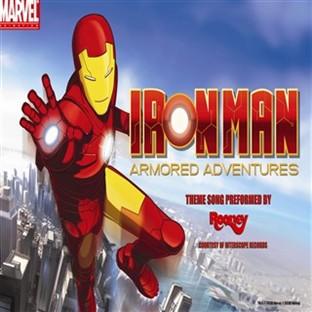 Album cover art for Iron Man Armored Adventures Theme