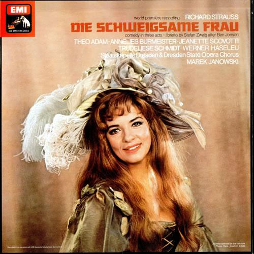 Album cover art for Strauss: Die Schweigsame Frau