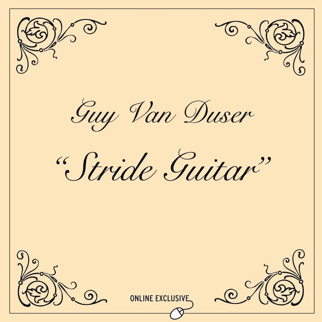 Album cover art for "Stride Guitar"