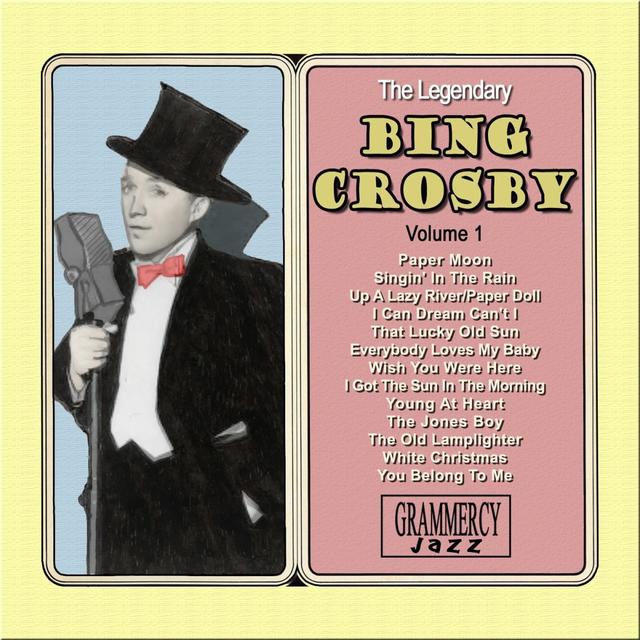 Album cover art for The Legendary Bing Crosby, Vol. 1