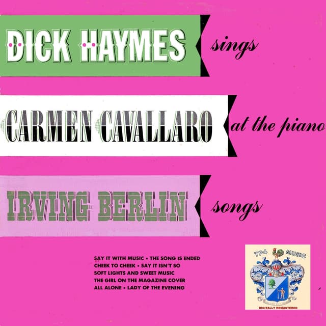 Album cover art for Irving Berlin Songs