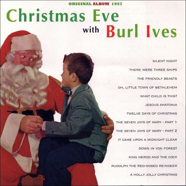 Album cover art for Christmas Eve With Burl Ives