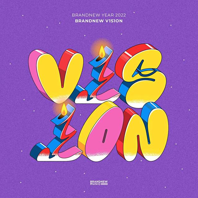 Album cover art for BRANDNEW YEAR 2022 'BRANDNEW V1S1ON'