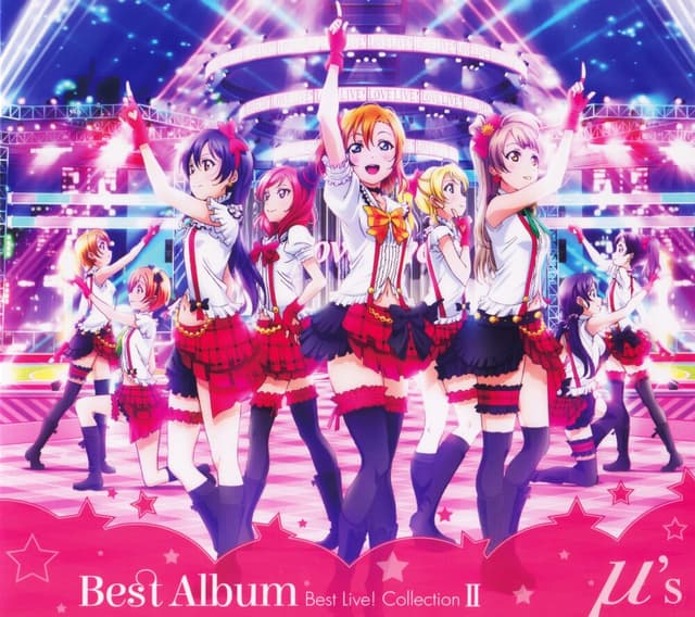 Album cover art for μ’s Best Album Best Live! Collection II