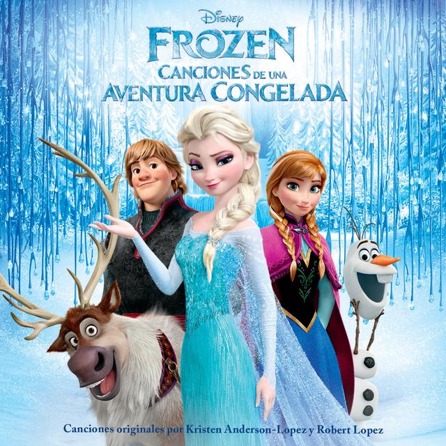 Album cover art for Frozen Canciones de una Aventura Congelada