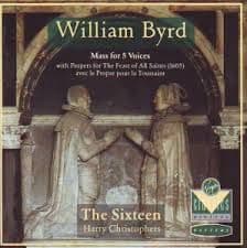 Album cover art for Byrd: Mass for 5 Voices