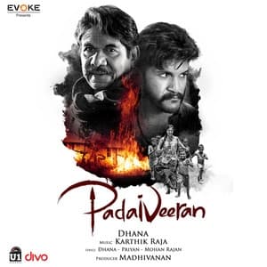 Album cover art for Padaiveeran (Original Motion Picture Soundtrack)