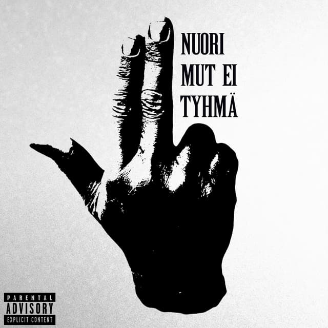 Album cover art for Nuori Mut Ei Tyhmä