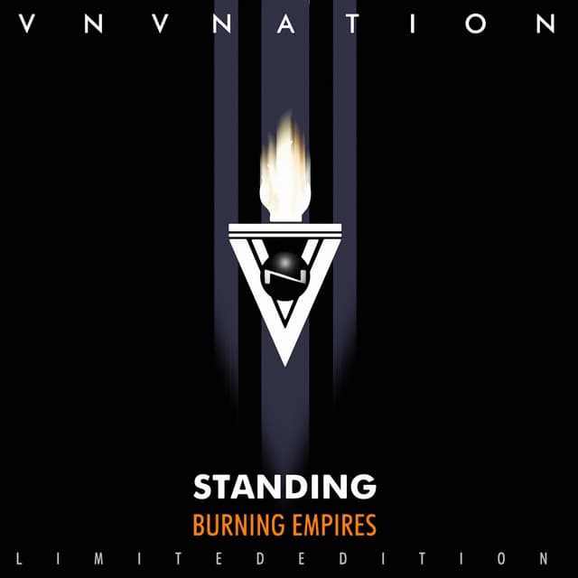 Album cover art for Standing / Burning Empires