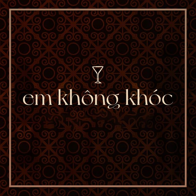 Album cover art for Em Không Khóc