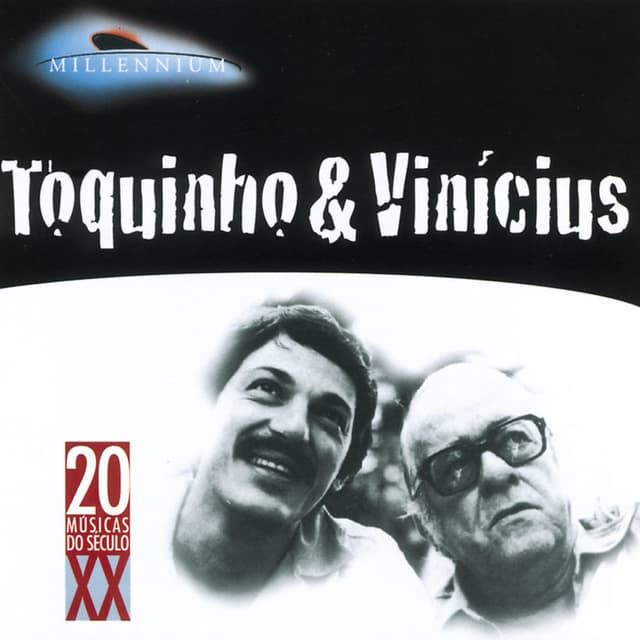Album cover art for 20 Grandes Sucessos de Toquinho & Vinicius